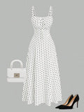 Polka Dot Sleeveless Dress