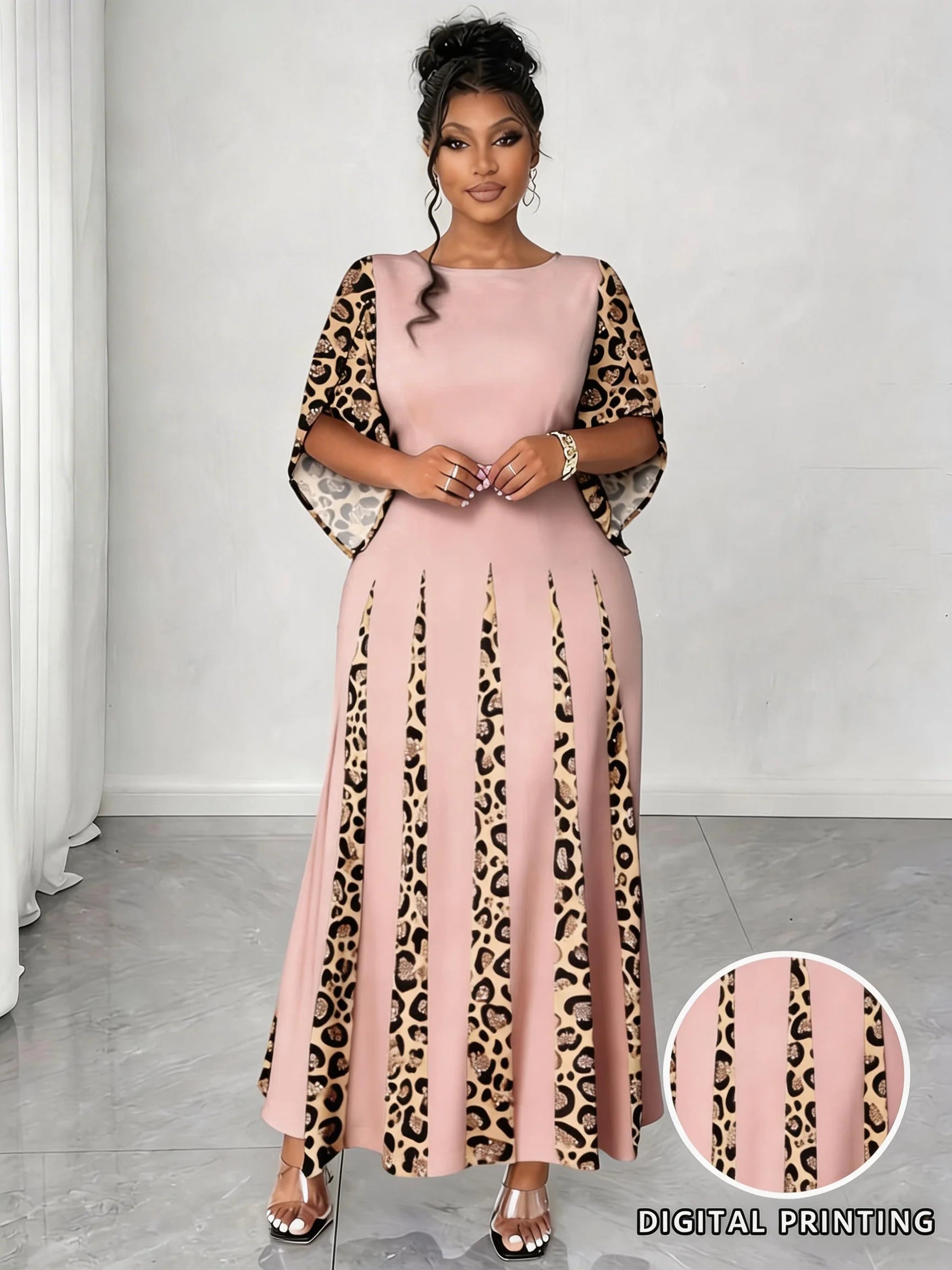 Bold Leopard Print Dress