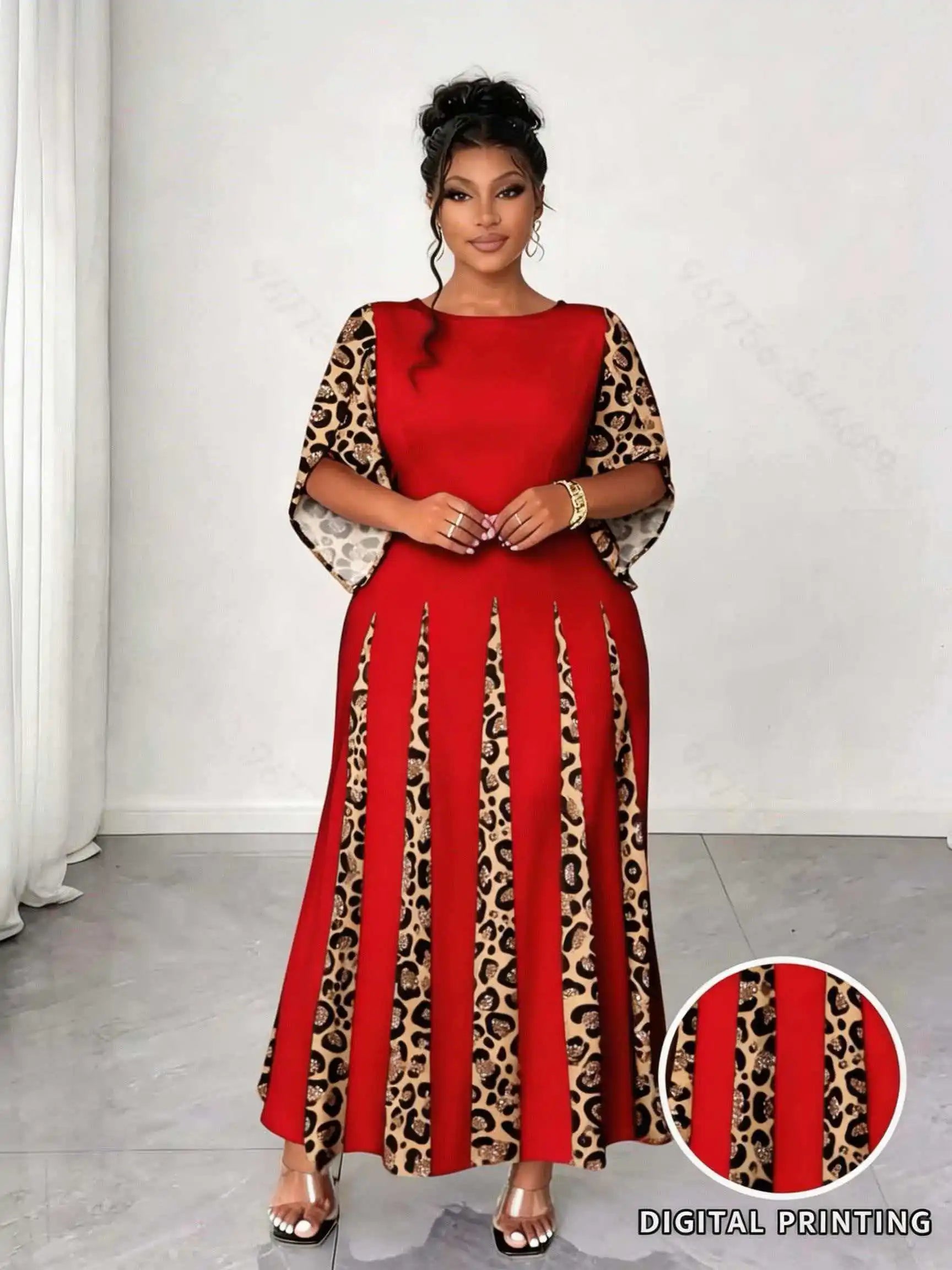 Bold Leopard Print Dress