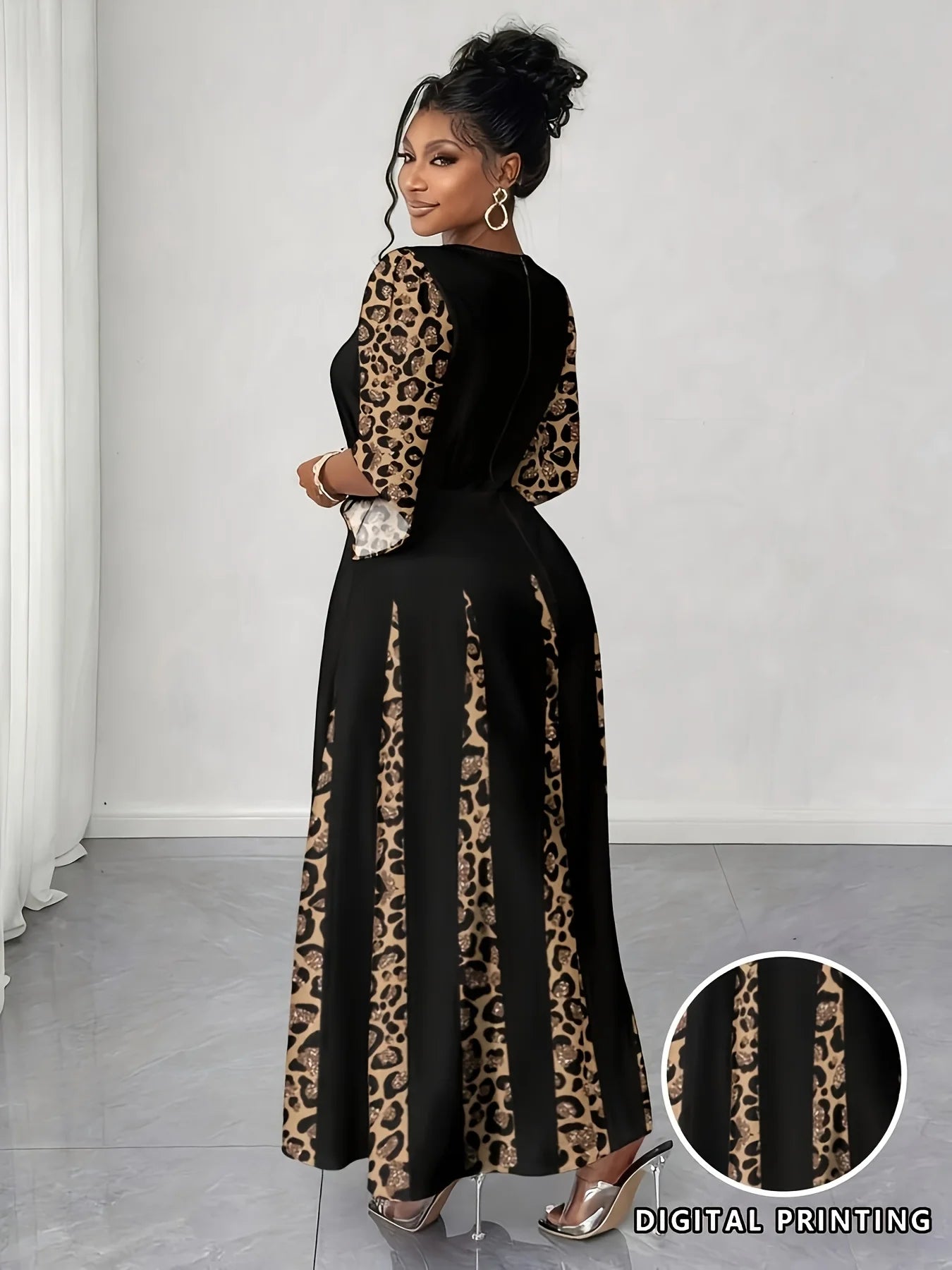 Bold Leopard Print Dress